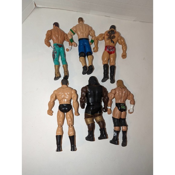 Lot of 6 2003 - 2012 WWE Wrestling Figures Mattel Jakks - Picture 10 of 13